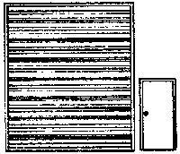 Doors -- Roll Up, Scale 12 x 24'  3.7 x 7.3m pkg(2)