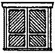 Doors -- Victorian Baggage, 80" Wide pkg(4)