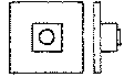 2-1/2" Square Nut On 6" Square Washer pkg(50)