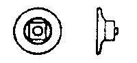 Nut-Bolt-Washer -- 7/8" Square