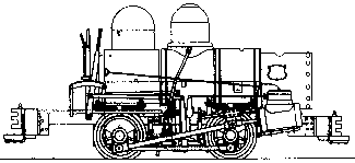 8 Ton 0-4-0 30" Porter Industrial & Plantation complete kit with motor