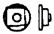 Nut-Bolt-Washer -- 1-1/2" Nut, 3/4" Bolt, 2" Steel Washer