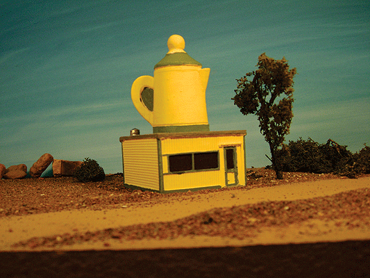 Kyle's Koffee Shoppe -- 2-1/2 x 2-1/2"  6.4 x 6.4cm