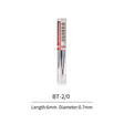 Interchangeable Aluminum-Shank Fine Brush Tips -- 2/0 pkg(3)