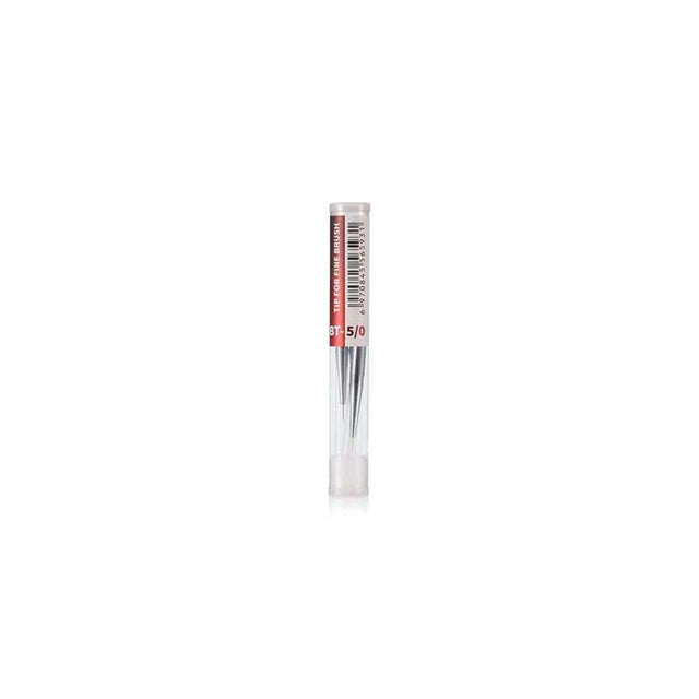 Interchangeable Aluminum-Shank Fine Brush Tips -- 5/0 pkg(3)
