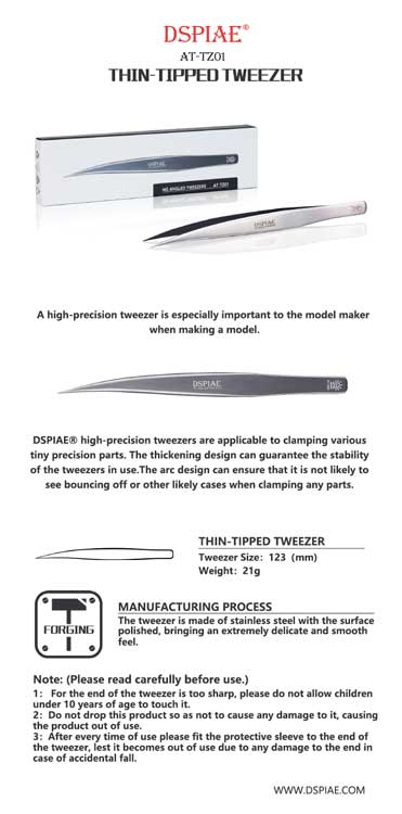 Precision Fine Tipped Tweezer-2
