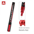 Super Metallic Color Paint Marker -- Metallic Red