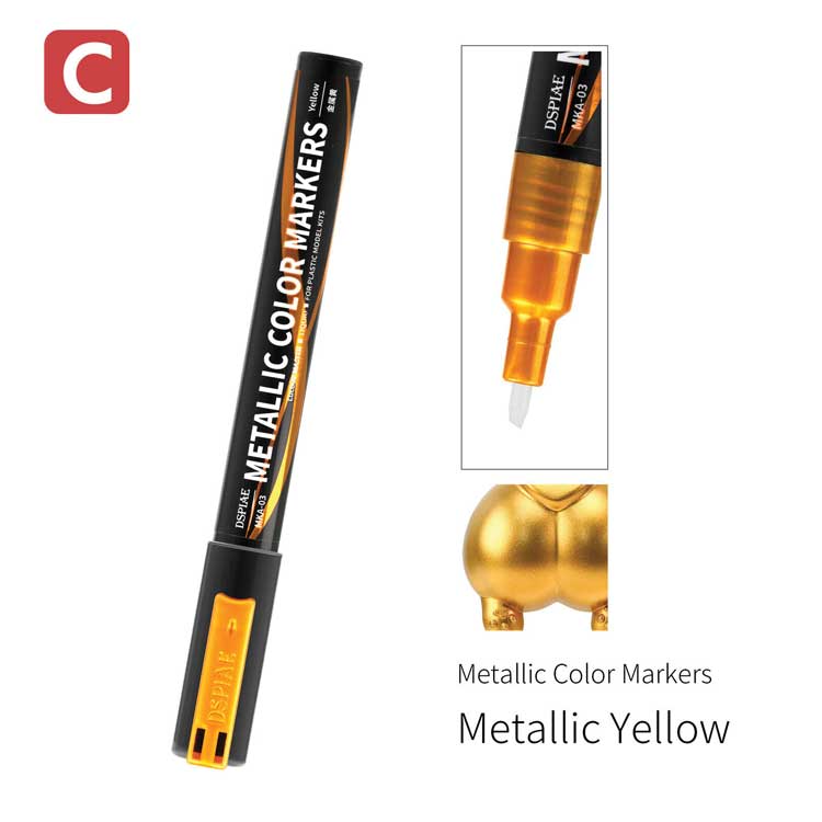 Super Metallic Color Paint Marker -- Metallic Yellow