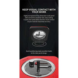 Integral Stepless Circular Cutter -- Cuts 1mm to 50mm Diameter Circles-4