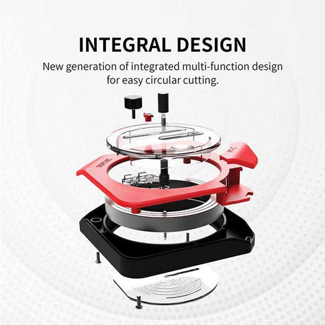 Integral Stepless Circular Cutter -- Cuts 1mm to 50mm Diameter Circles-5