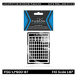 EMD Standard Cab Locomotive Window Masking Set