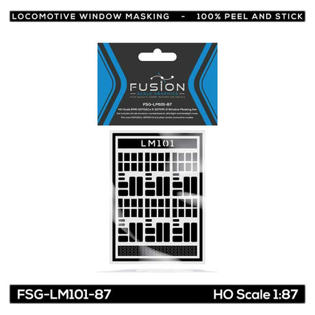 EMD SD70ACe & SD70M-2 Locomotive Window Masking Set