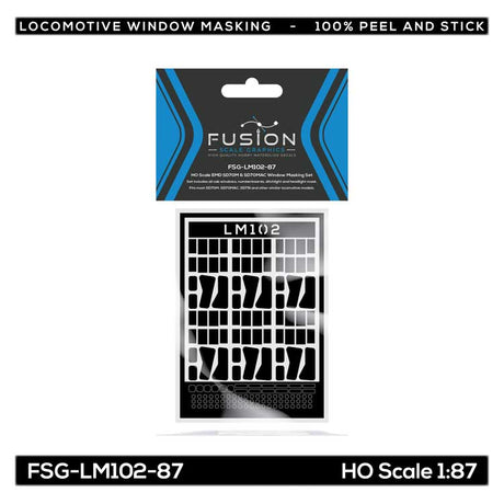 EMD SD70M & SD70MAC Locomotive Window Masking Set