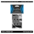 GE GEVO Locomotive Window Masking Set