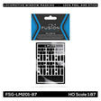 GE Dash 9 & AC4400 Locomotive Window Masking Set