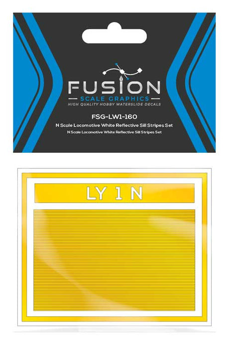 Railroad Locomotive Yellow Reflective Sill Stripes Set