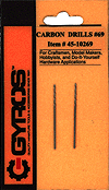 Carbon Drill Bits -- #69