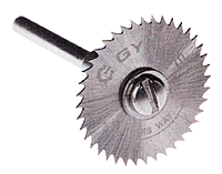 Saw Blade w/Mandrel -- Coarse 7/8" dia