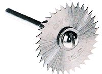 Saw Blade w/Mandrel -- Coarse, 1" Diameter, 34 Teeth