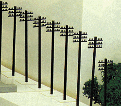 Telephone Poles -- pkg(10)