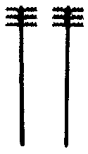 Telephone Poles - Kit -- pkg(28)