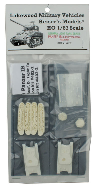 Military - Germany WWII - Panzer I Light Tanks (Resin Kits) pkg(2) -- PzlB Late Production