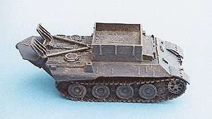 Military - Germany WWII - Bergepanther Armored Recovery Vehicles (Resin Kits) -- With Covered Driving Compartment, Molded-In Spade and Push Beam