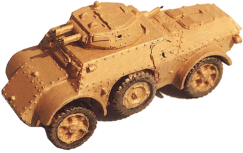 Military - Italy WWII - Armored Car (Resin Kit) -- Autoblinda AB 40 w/Twin Machine Gun Turret