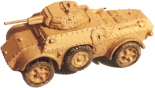 Military - Italy WWII - Armored Car (Resin Kit) -- Autoblinda AB 41 w/20mm Gun Turret