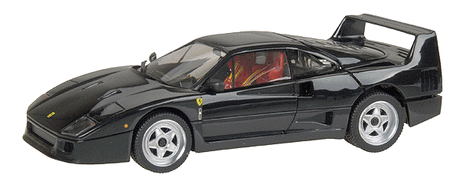 Private Collection Automobiles - 1/43 Scale Ferrari F40 2-Door w/Rear Spoiler -- Black