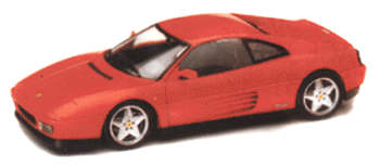 Private Collection Automobiles - 1/43 Scale Ferrari 348 TB Hardtop Coupe -- Red