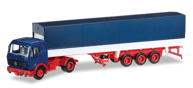 MAN F8 Tractor w/Low-Side Trailer & Cover - Minikit -- Various Standard Colors