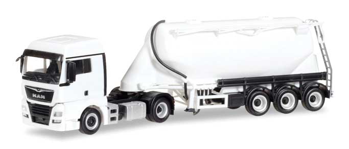 MAN TGX Tractor, Silo Bulk Trailer - Minikit -- Various Standard Colors