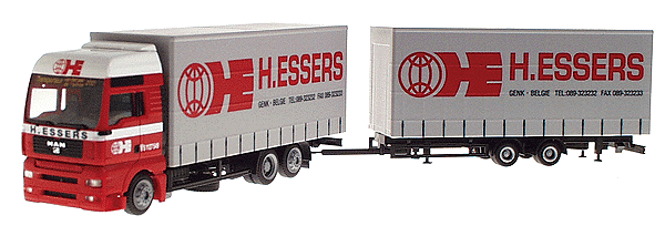 European Trucks - Tractor/Trailer - MAN TG-A XXL -- w/Jumbo Curtain Tarp Trailer "Essers"