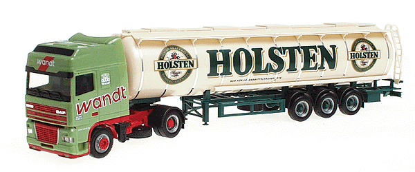European Trucks - Tractor/Trailer - DAF XF 2-Axle Cabover -- w/3-Axle Tank Trailer "Wandt-Holsten"