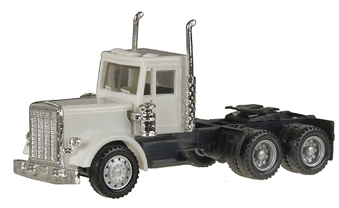 American Trucks - Tractor Only - Peterbilt -- Conventional w/Short Chassis - Unpainted (white)