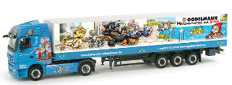 Mercedes-Benz Actros w/Canvas-Side Trailer (Plastic) -- Godelmann - Fairy Tales 1 (Special Graphics)