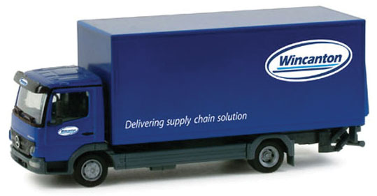 Mercedes Atego Delivery Truck (Straight Van) -- Wincanton (blue)