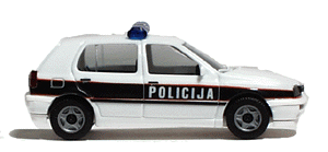Emergency Vehicle - Volkswagen (VW) -- Gold III Police Bosnia