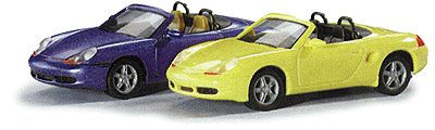 European Automobiles - Porsche -- Boxter S Roadster w/Top Down-(Revised Body & Dual Exhaust) Standard Paint