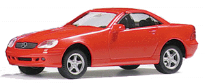 European Automobiles - Mercedes -- SLK 2-Door Hardtop Roadster - Restyled 2000 Model - Standard Paint