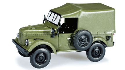Gaz 69 All-Terrain Vehicle w/Canvas Top -- Various Standard Colors