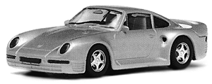 Porsche 959 yellow