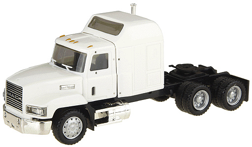 American Trucks - Tractor Only - Mack -- CH 613 Conventional w/Sleeper & Dual Rear Axles - Unpainted (white)