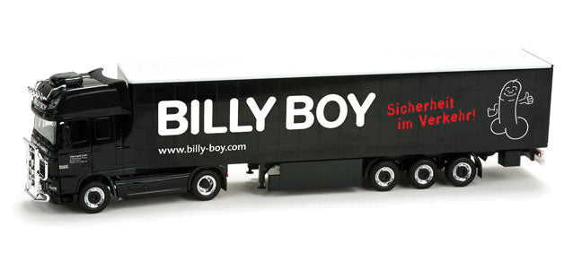 Truck DAF XF 105 SSC w/Curtain Trailer -- Billy-Boy (black)