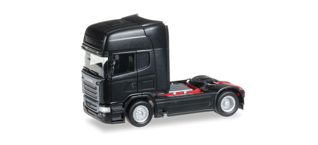 Scania R Streamline 23.50 Topline Semi Tractor Only - Assembled -- Black