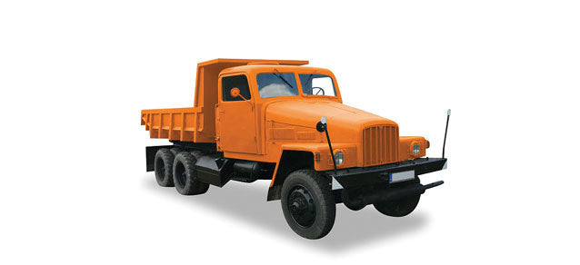 Ifa G 5 Dump Truck - Assembled -- Orange