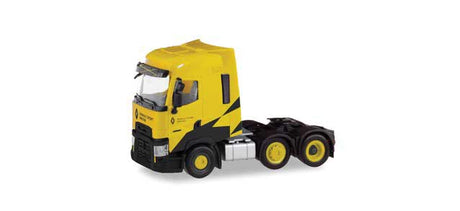 Renault T 3-Axle Tractor Only - Assembled -- Sport Racing (yellow, black, German Lettering)