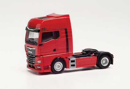 MAN TGX 2-Axle Tractor Only - Assembled -- Red
