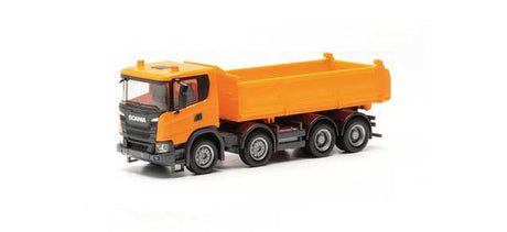 Scania XT17 Dump Truck - Assembled -- Yellow, Gray
